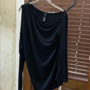 Long sleeve off the shoulder shirt